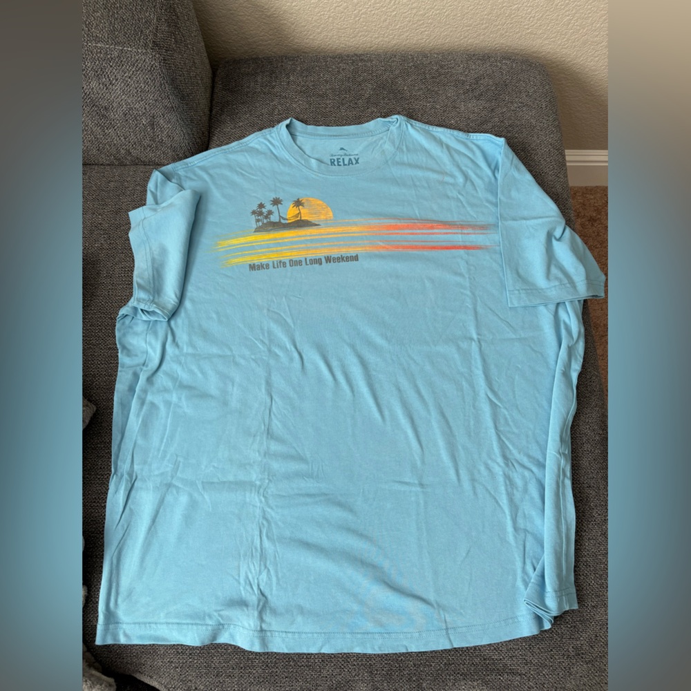Tommy Bahama Light Blue Relax Tee